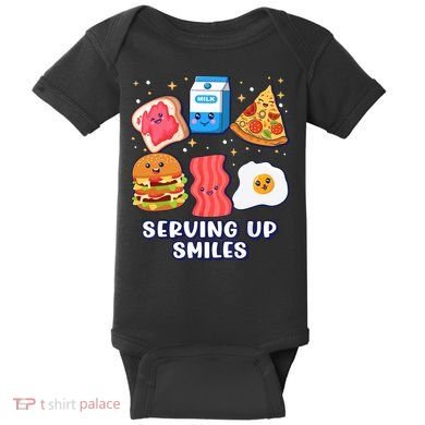 Serving Up Smiles Lunch Lady Baby Bodysuit