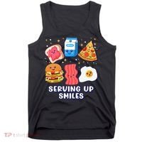 Serving Up Smiles Lunch Lady Tank Top thumb 0