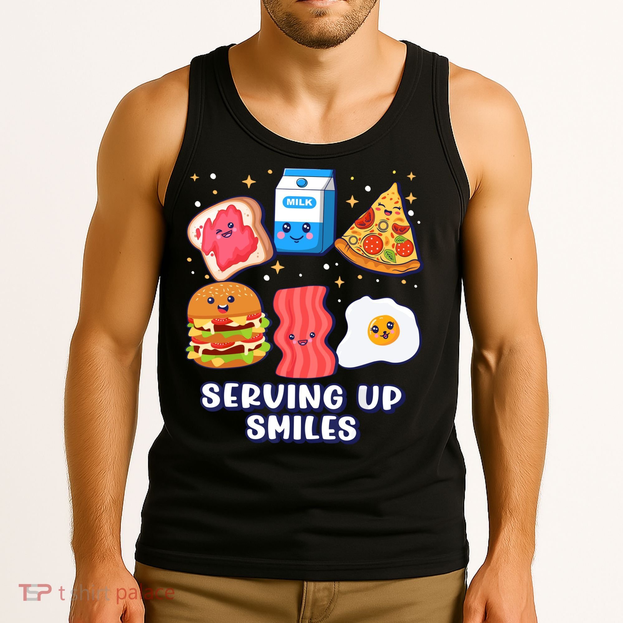 Serving Up Smiles Lunch Lady Tank Top