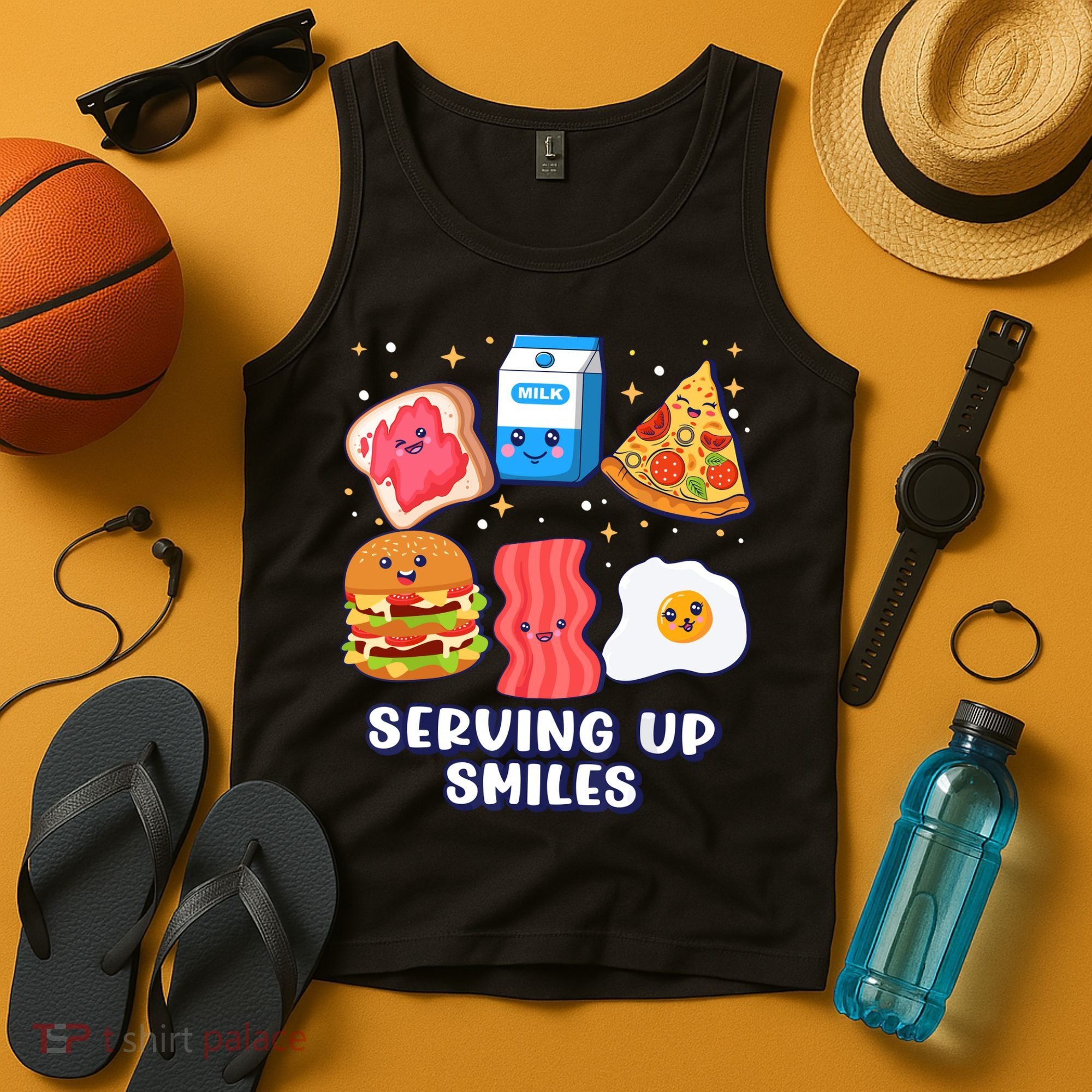 Serving Up Smiles Lunch Lady Tank Top