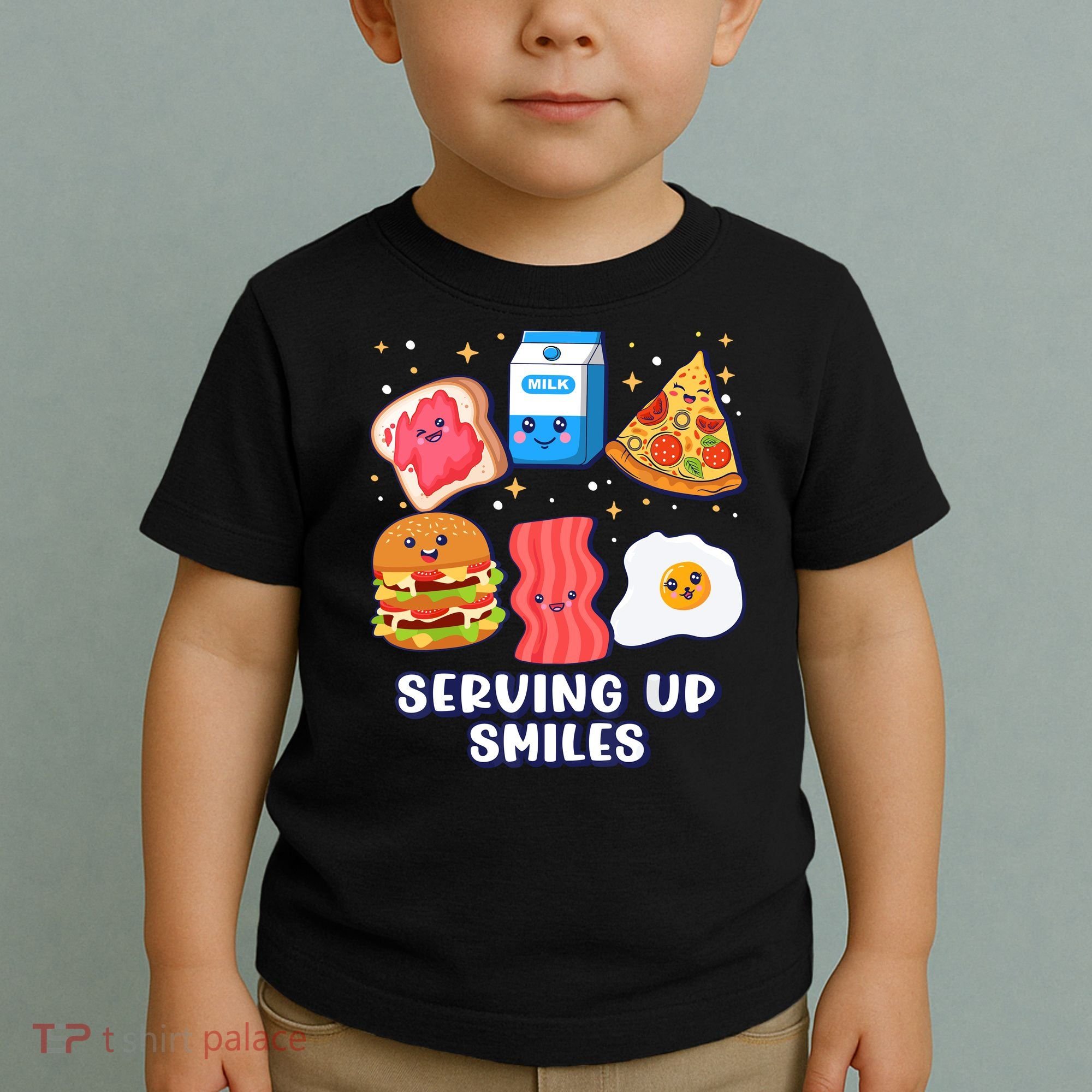Serving Up Smiles Lunch Lady Toddler T-Shirt