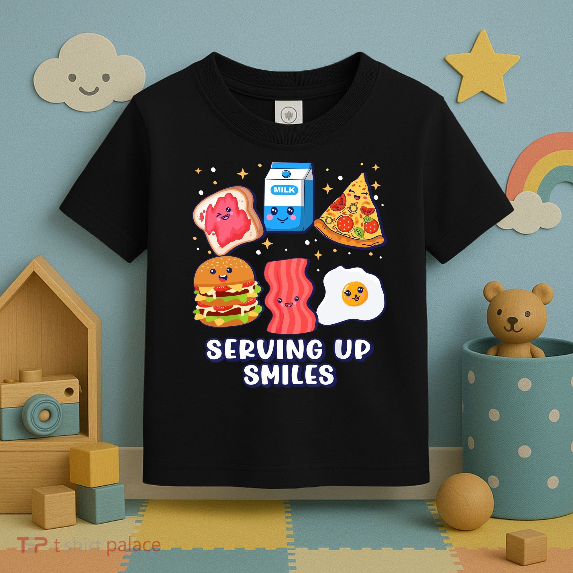 Serving Up Smiles Lunch Lady Toddler T-Shirt