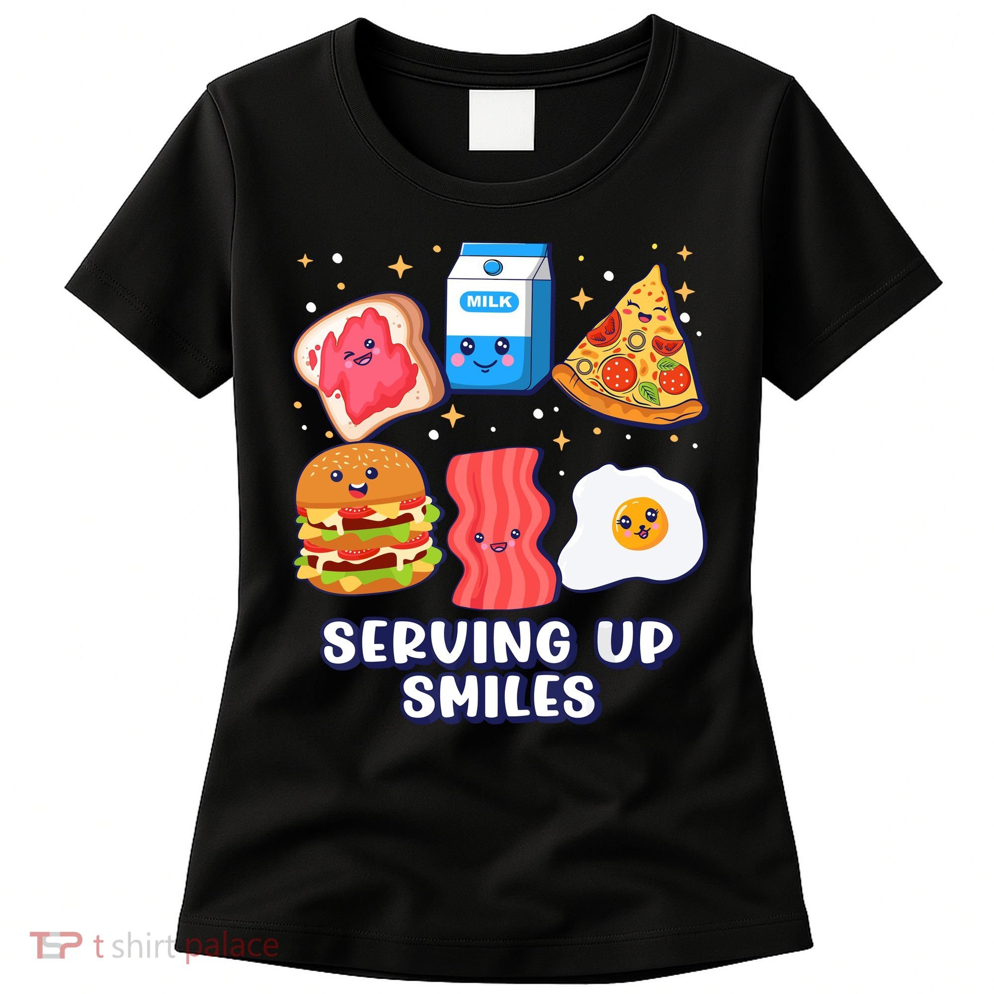 Serving Up Smiles Lunch Lady Women's T-Shirt