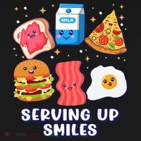 Serving Up Smiles Lunch Lady Kids Long Sleeve Shirt thumb 2