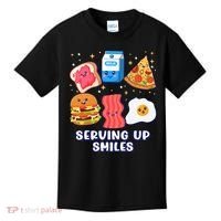 Serving Up Smiles Lunch Lady Kids T-Shirt thumb 0