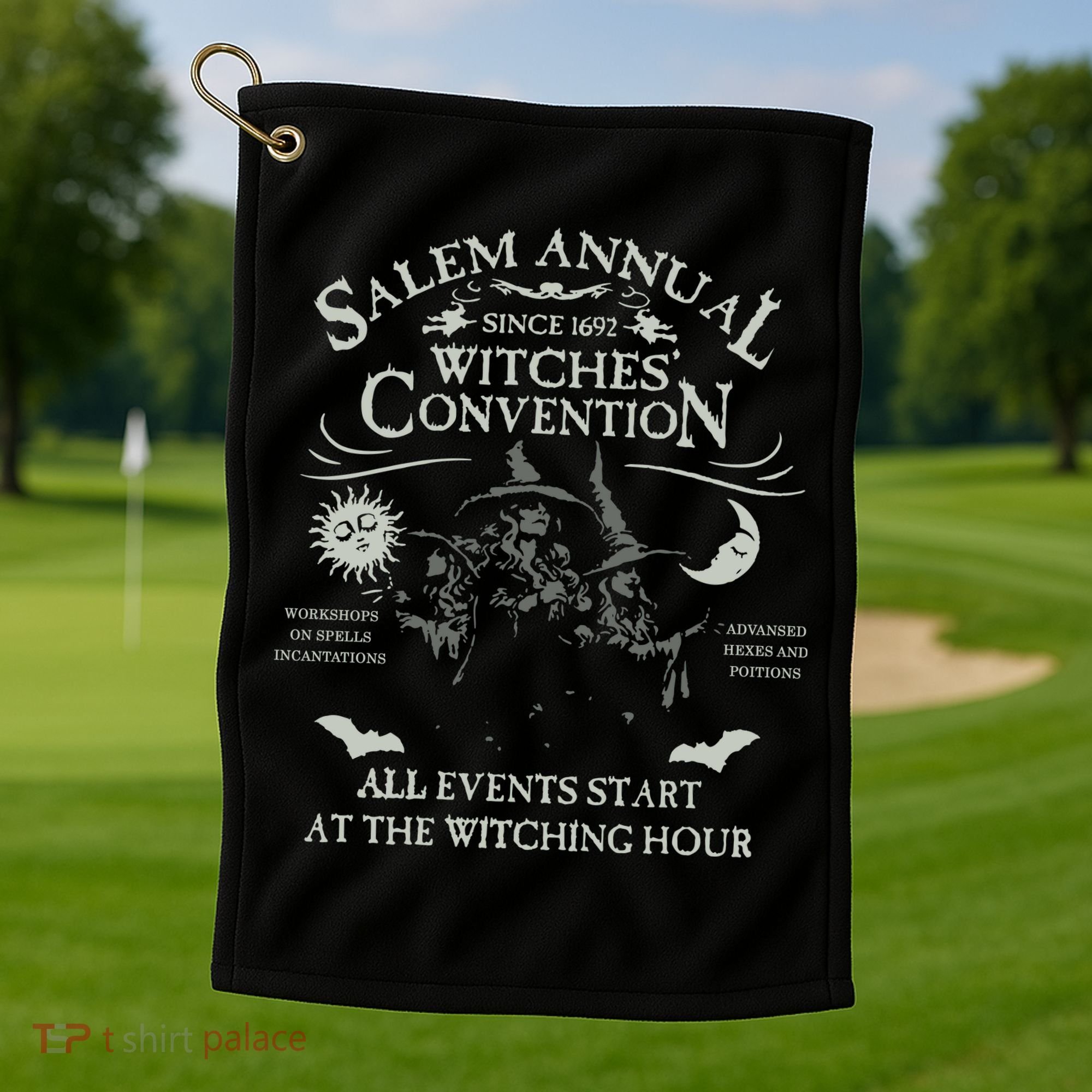 Salem University Sweater Salem Massachusetts Golf Towel