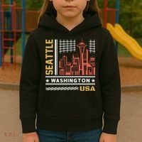 Seattle Usa Kids Hoodie thumb 3