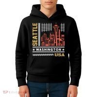 Seattle Usa Kids Hoodie thumb 4