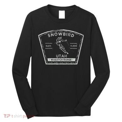 Snowbird Utah Snow Skiing Long Sleeve Shirt