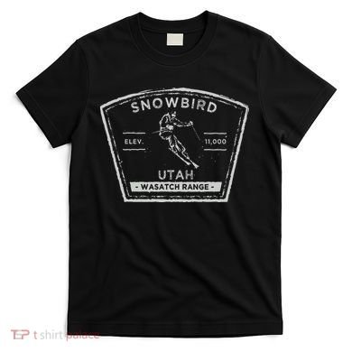 Snowbird Utah Snow Skiing T-Shirt
