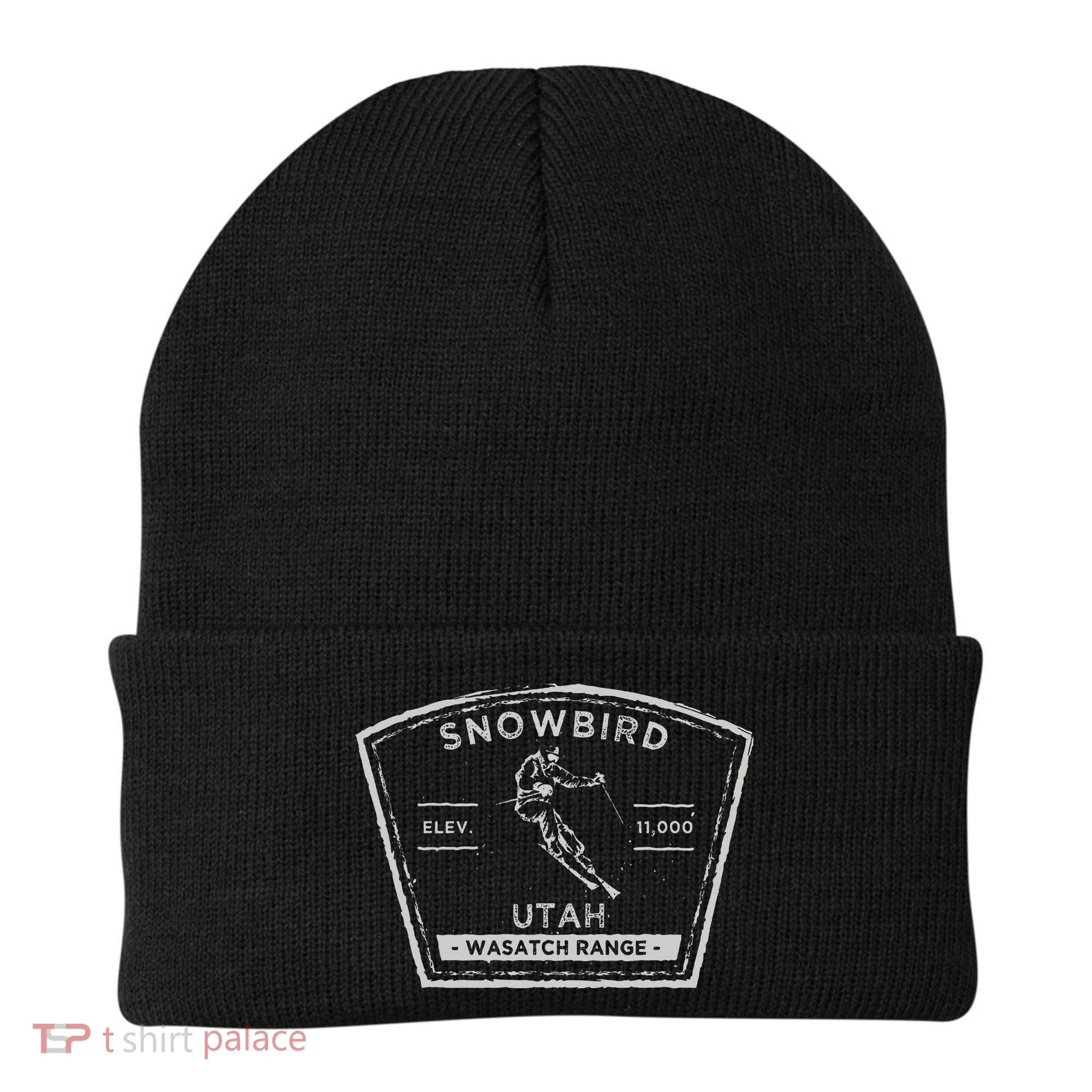 Snowbird Utah Snow Skiing Beanie