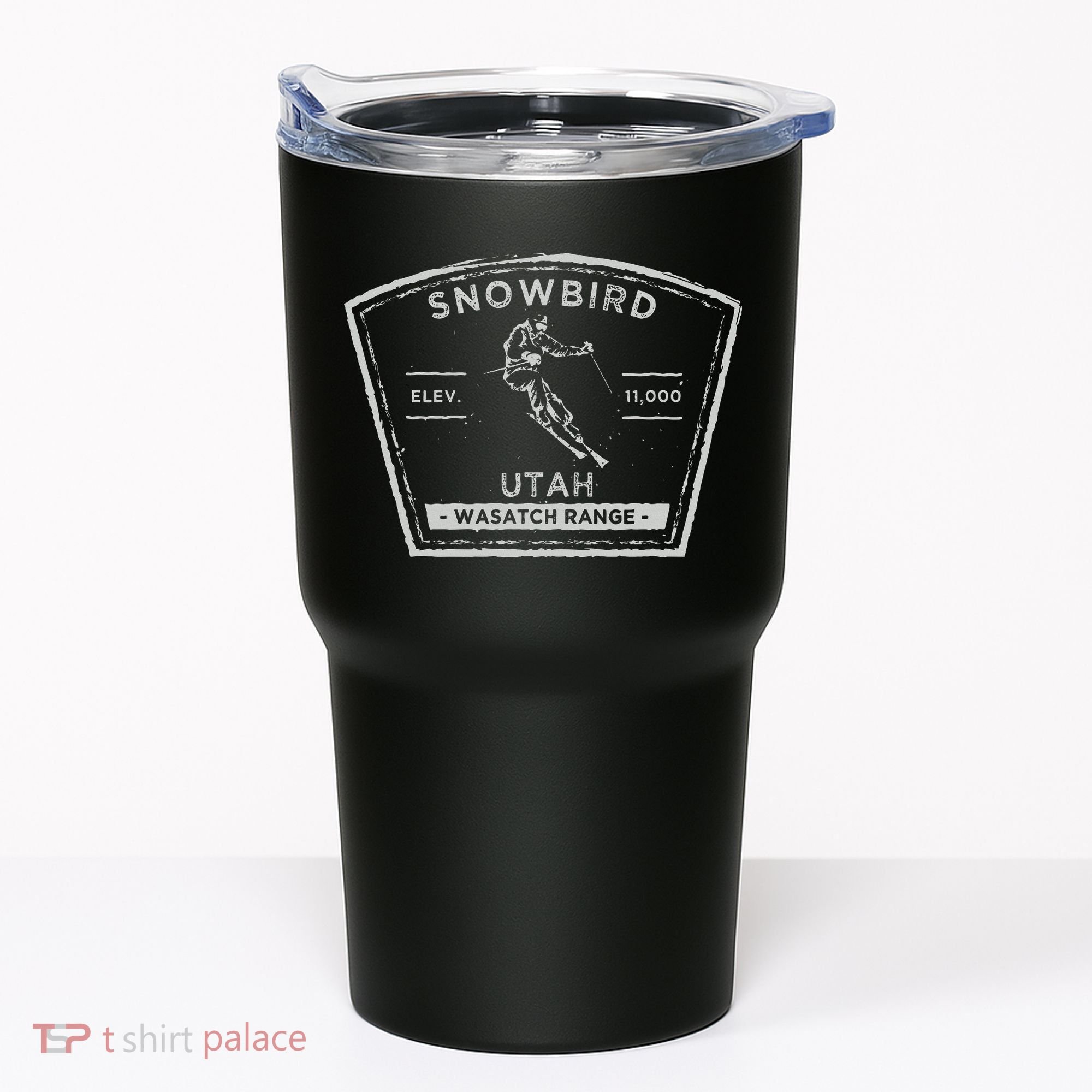 Snowbird Utah Snow Skiing Tumbler