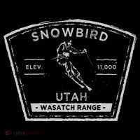 Snowbird Utah Snow Skiing Baby Bodysuit thumb 2