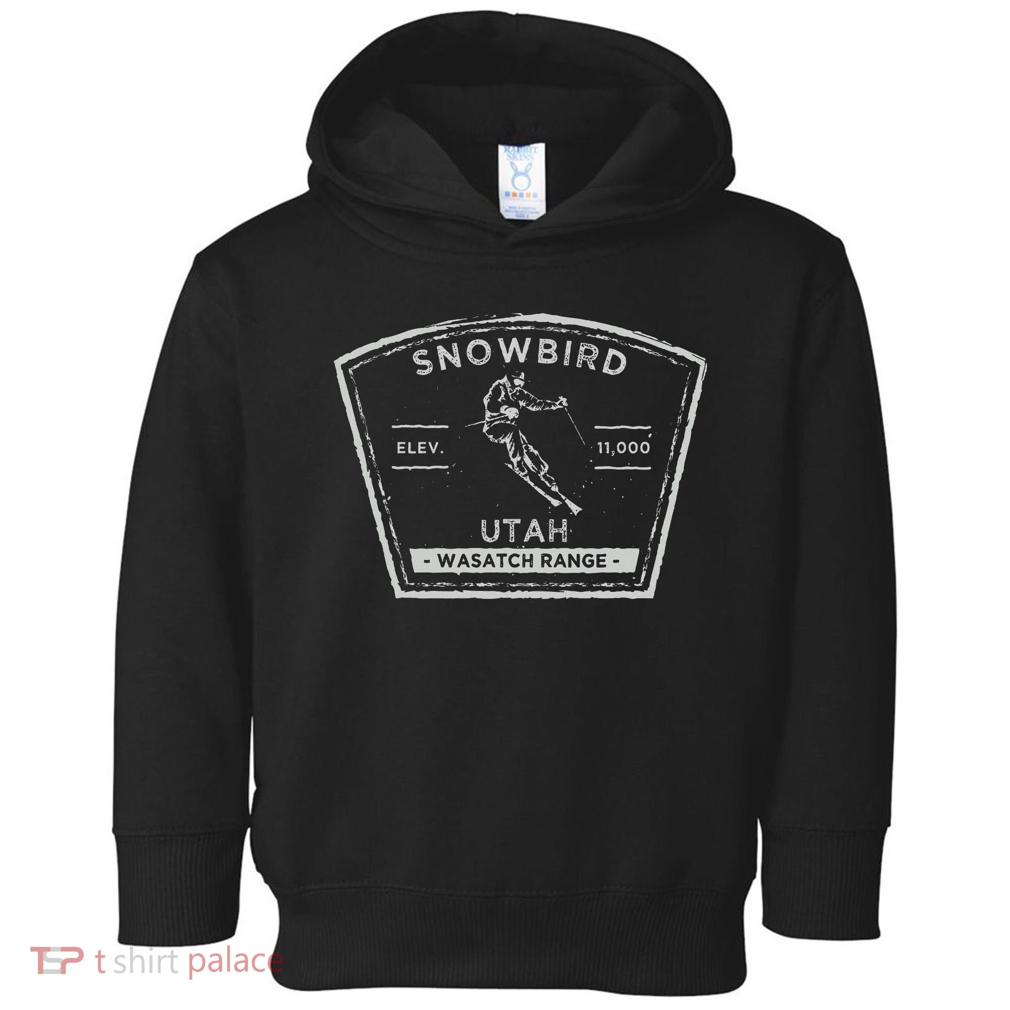 Snowbird Utah Snow Skiing Toddler Hoodie