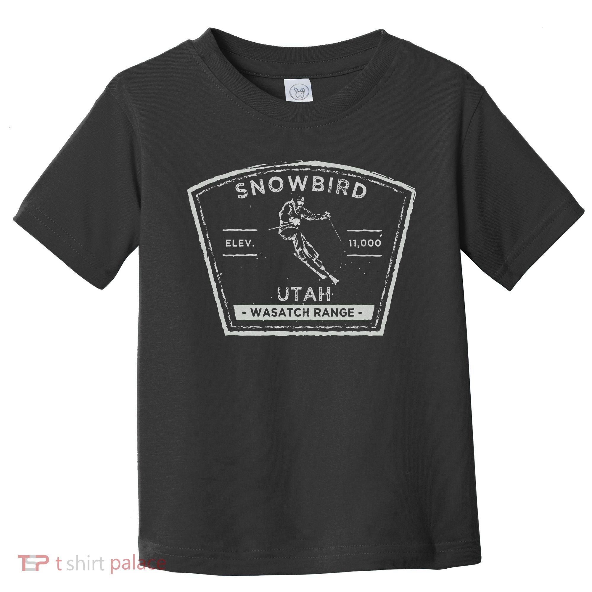 Snowbird Utah Snow Skiing Toddler T-Shirt