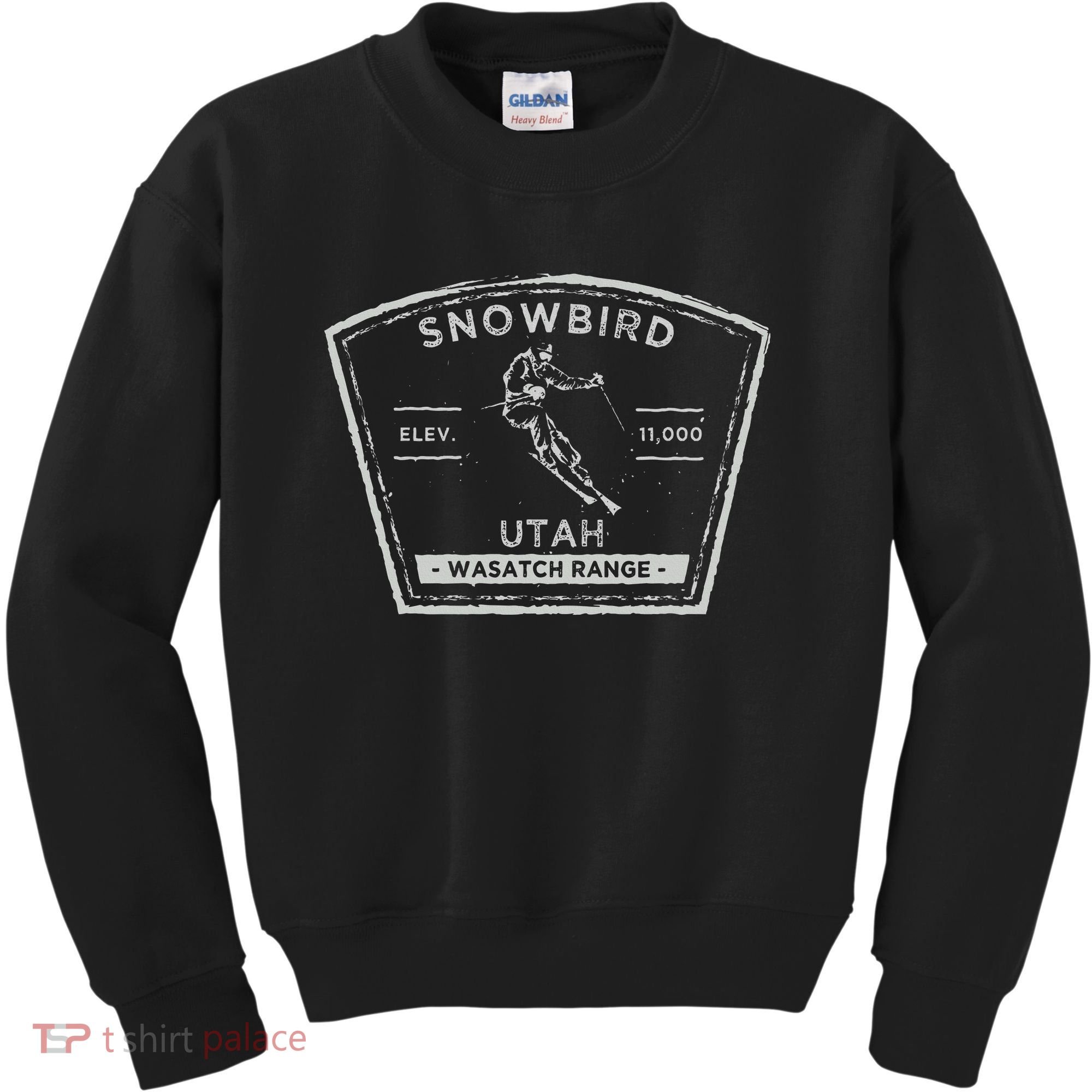 Snowbird Utah Snow Skiing Kids Sweatshirt