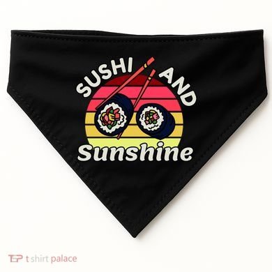 Sushi and Sunshine USA-Made Doggie Bandana