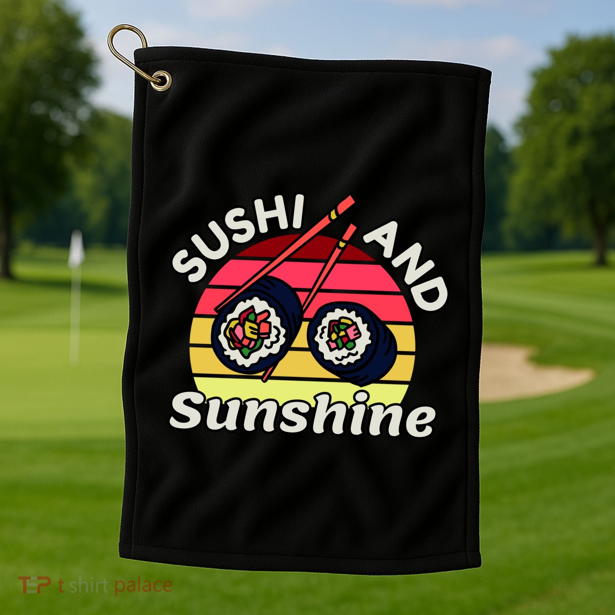 Sushi and Sunshine Golf Towel