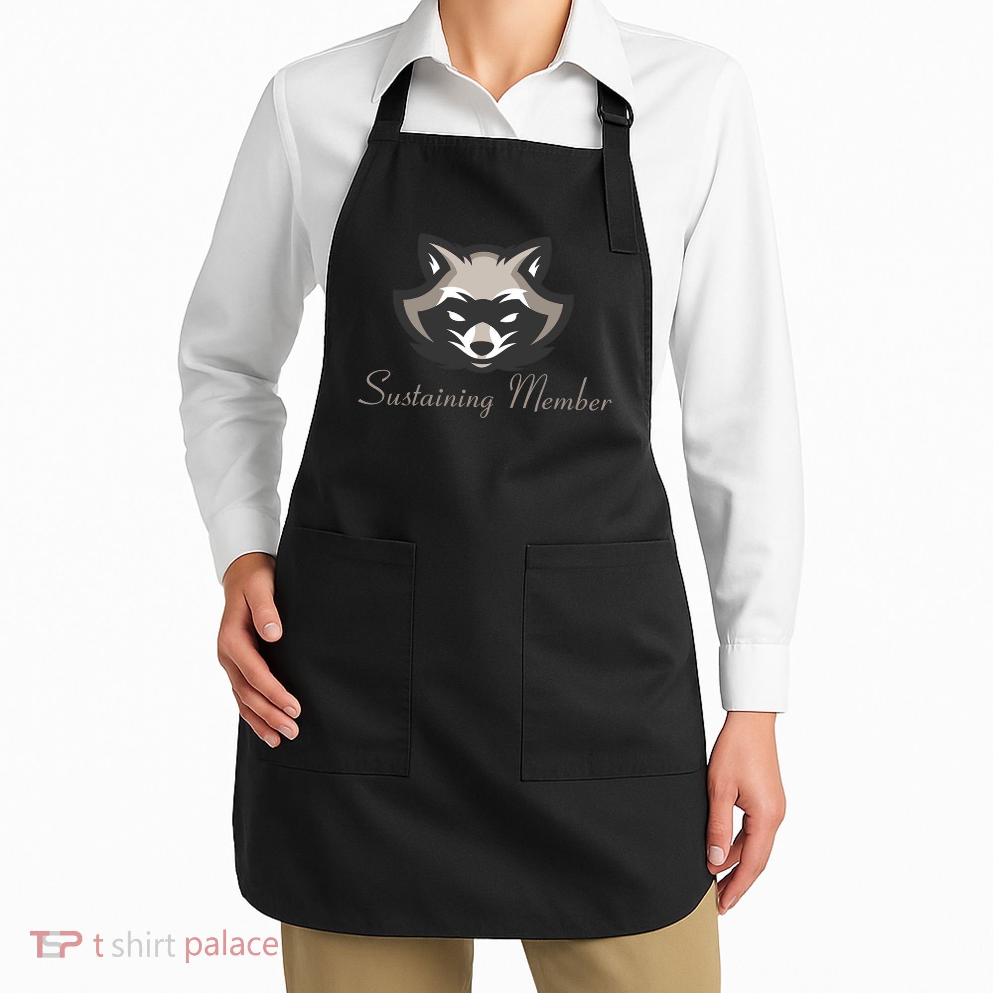 Sustaining Member Funny Raccoon Apron