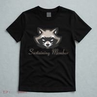 Sustaining Member Funny Raccoon T-Shirt thumb 5
