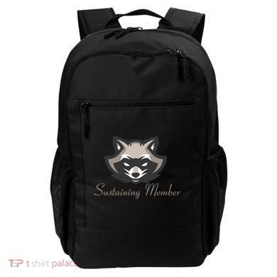 Sustaining Member Funny Raccoon Backpack
