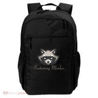 Sustaining Member Funny Raccoon Backpack thumb 0