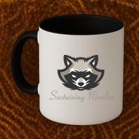 Sustaining Member Funny Raccoon Coffee Mug thumb 2