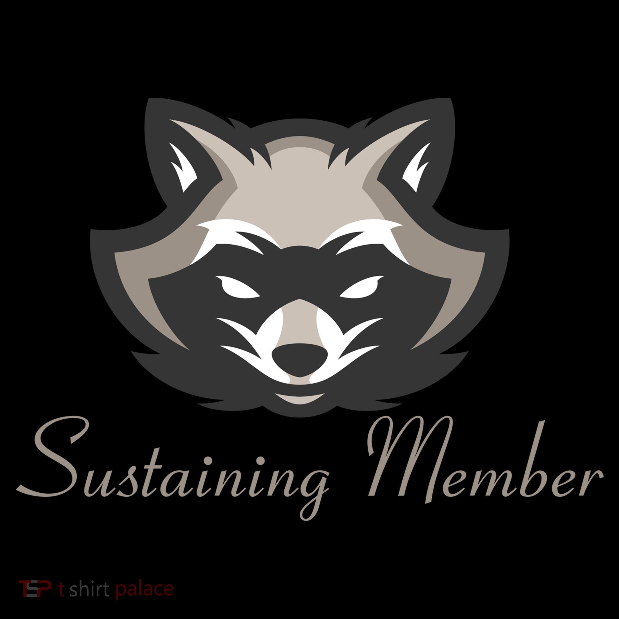 Sustaining Member Funny Raccoon Baby Bodysuit