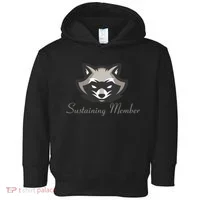 Sustaining Member Funny Raccoon Toddler Hoodie thumb 0