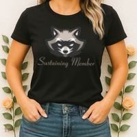 Sustaining Member Funny Raccoon Women's T-Shirt thumb 2