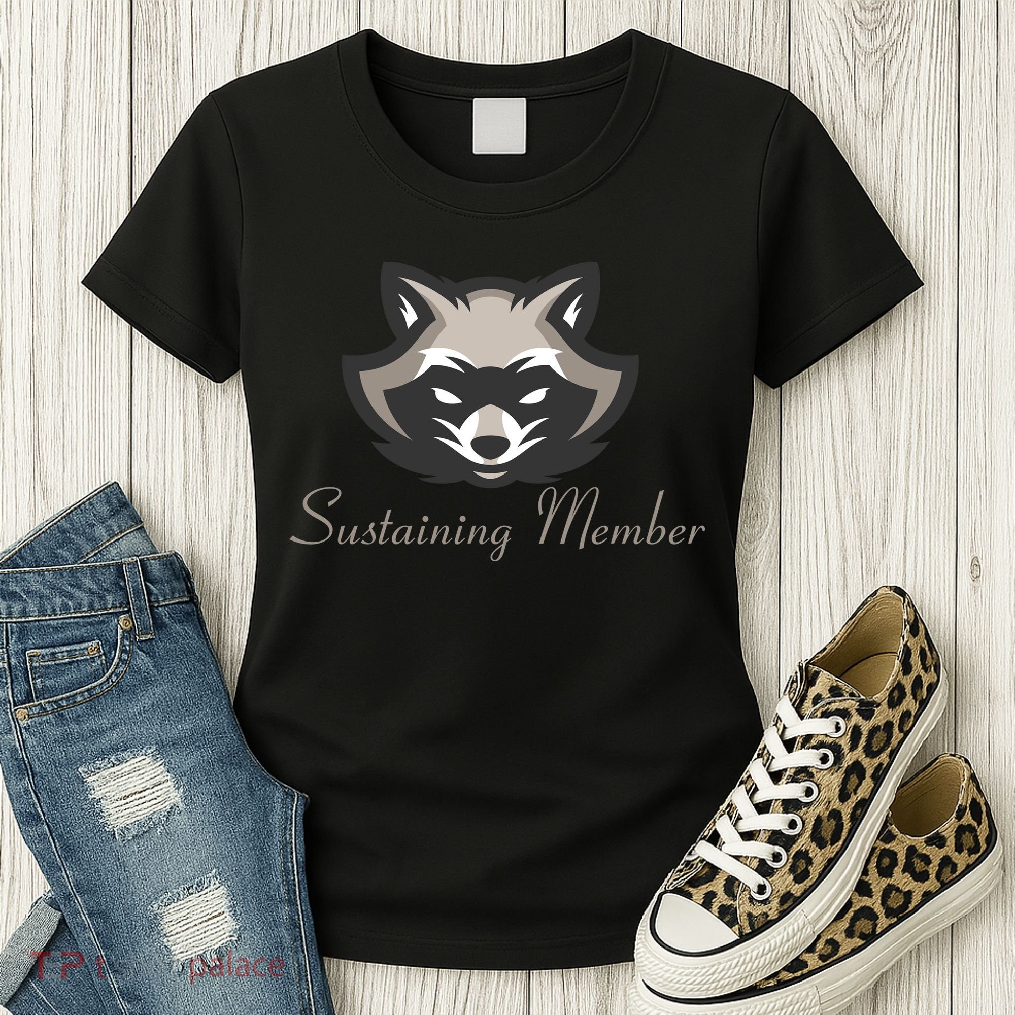 Sustaining Member Funny Raccoon Women's T-Shirt