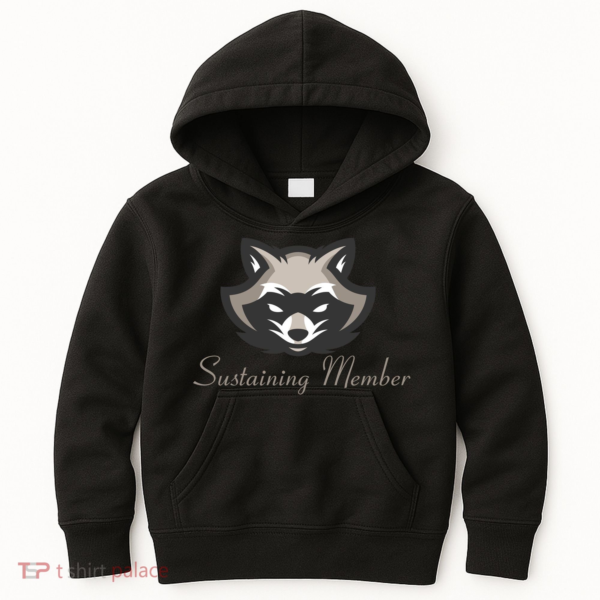 Sustaining Member Funny Raccoon Kids Hoodie