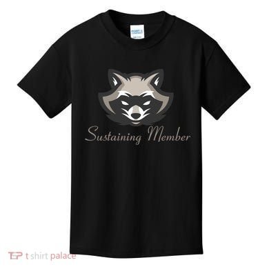Sustaining Member Funny Raccoon Kids T-Shirt