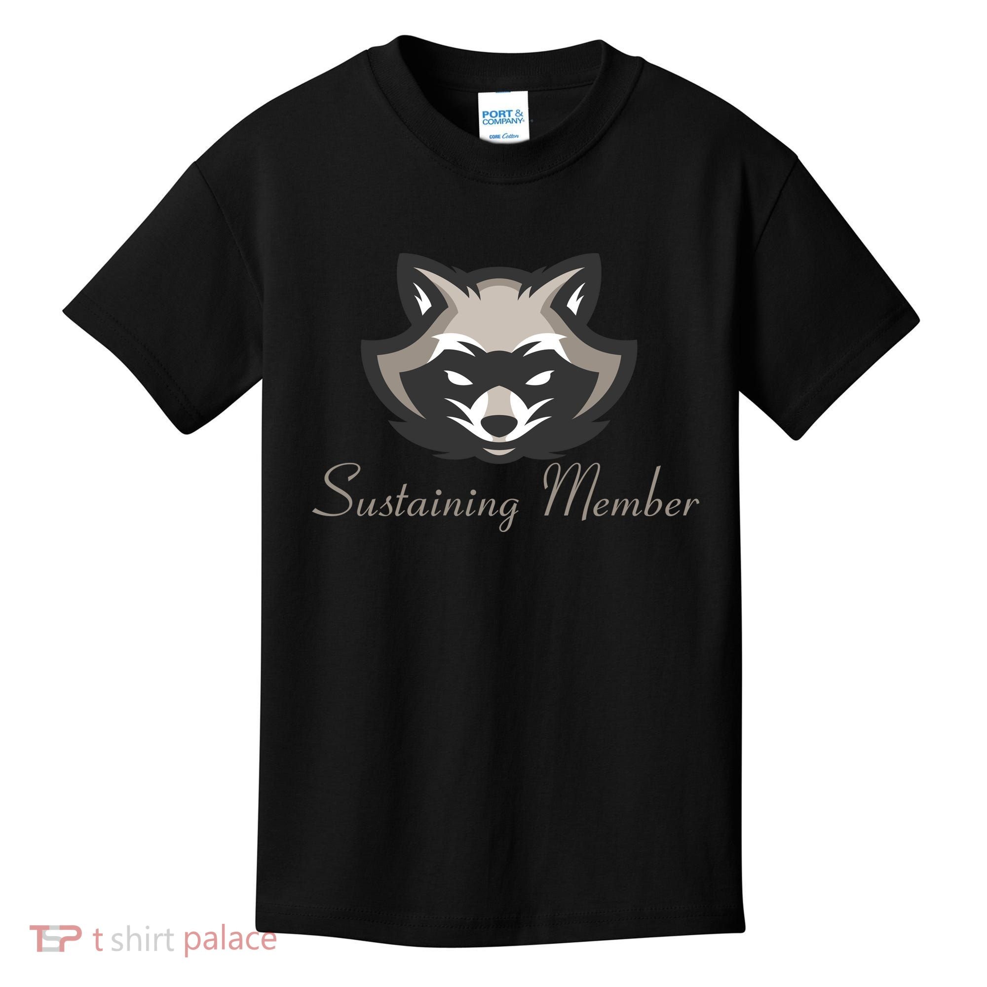Sustaining Member Funny Raccoon Kids T-Shirt