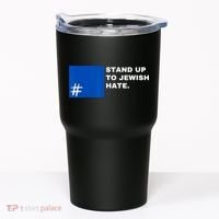 Stand Up To Jewish Hate Blue Square Support Israel Tumbler thumb 0