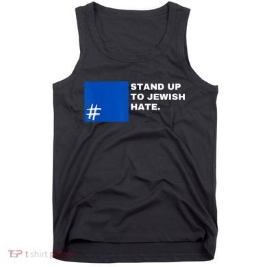 Stand Up To Jewish Hate Blue Square Support Israel Tank Top