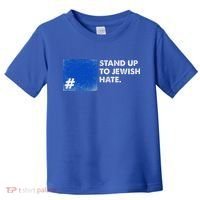 Stand Up To Jewish Hate Blue Square Support Israel  Toddler T-Shirt thumb 0