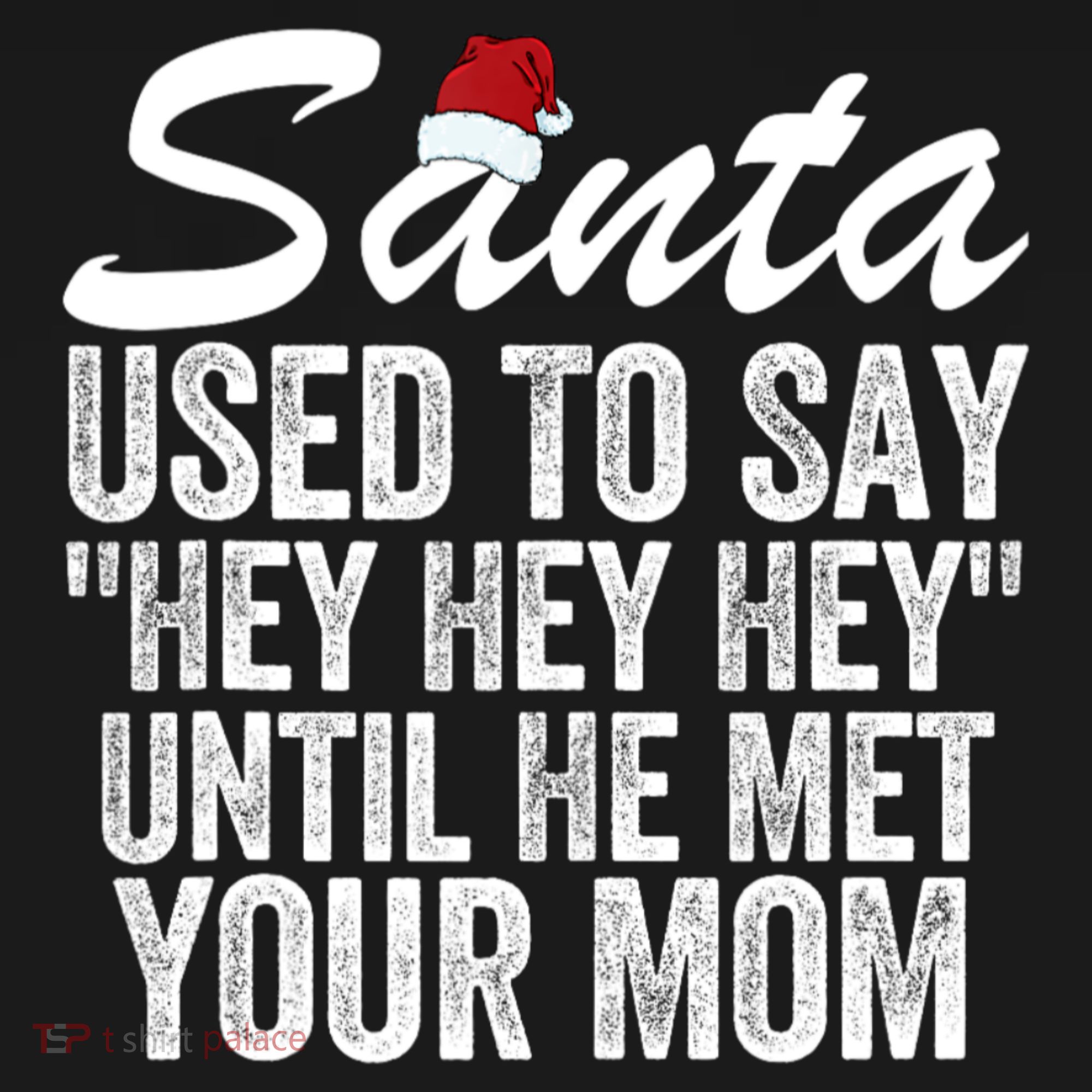 Santa Used To Say Hey Hey Hey Until He Met Your Mom Women's Hoodie