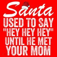 Santa Used To Say Hey Hey Hey Until He Met Your Mom Santa Hat thumb 1