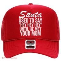 Santa Used To Say Hey Hey Hey Until He Met Your Mom Hat thumb 0