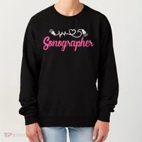 Sonographer Ultrasound Tech Sonography Technician Novelty Gift Women's Sweatshirt thumb 0