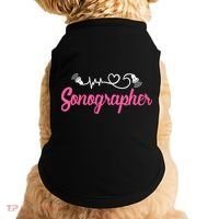 Sonographer Ultrasound Tech Sonography Technician Novelty Gift Doggie Tank thumb 0