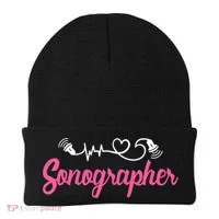 Sonographer Ultrasound Tech Sonography Technician Novelty Gift Beanie thumb 0