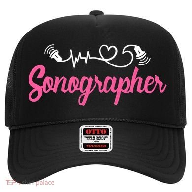 Sonographer Ultrasound Tech Sonography Technician Novelty Gift Hat