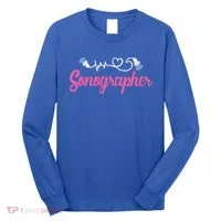 Sonographer Ultrasound Tech Sonography Technician Novelty Gift Long Sleeve Shirt thumb 0