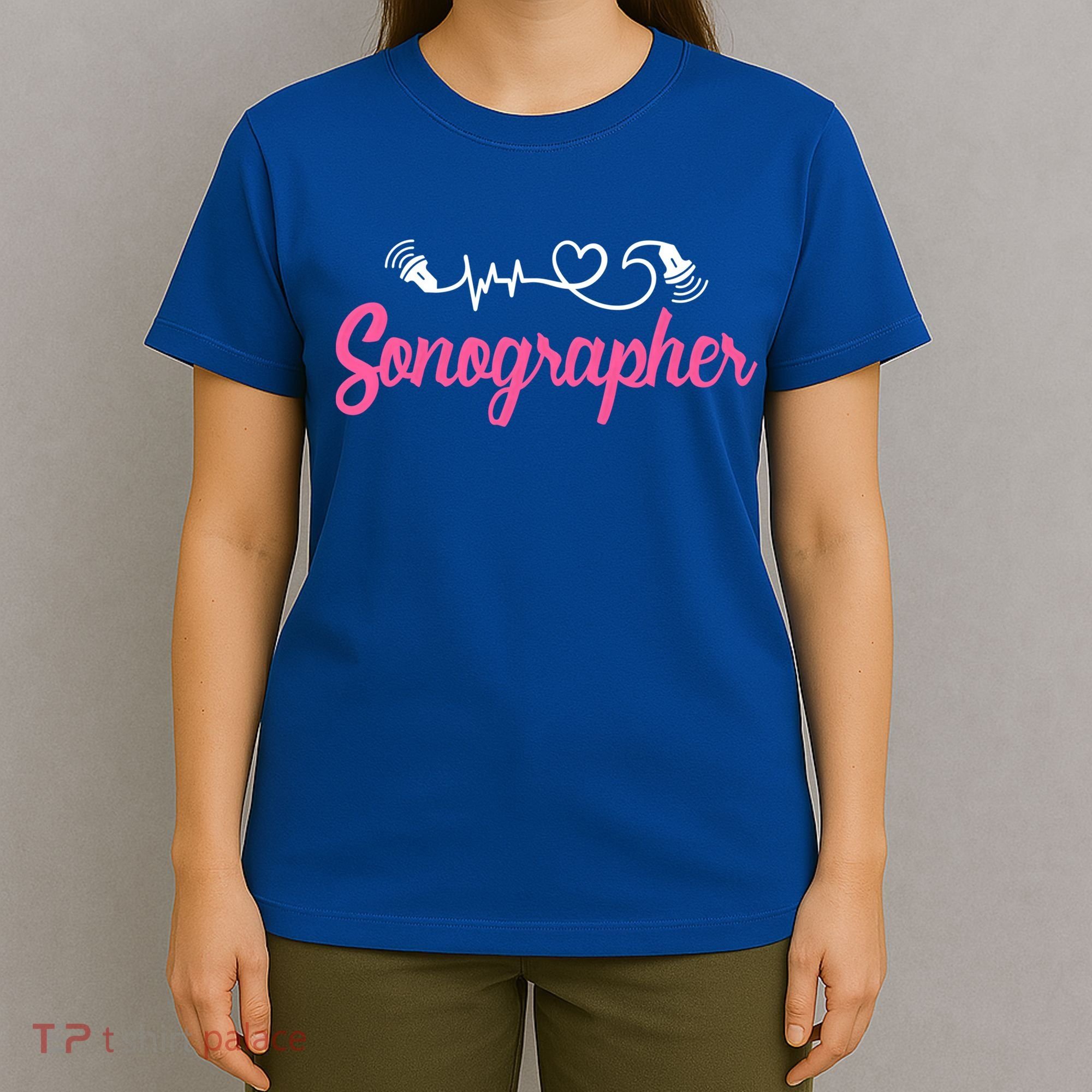Sonographer Ultrasound Tech Sonography Technician Novelty Gift T-Shirt