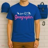Sonographer Ultrasound Tech Sonography Technician Novelty Gift T-Shirt thumb 6