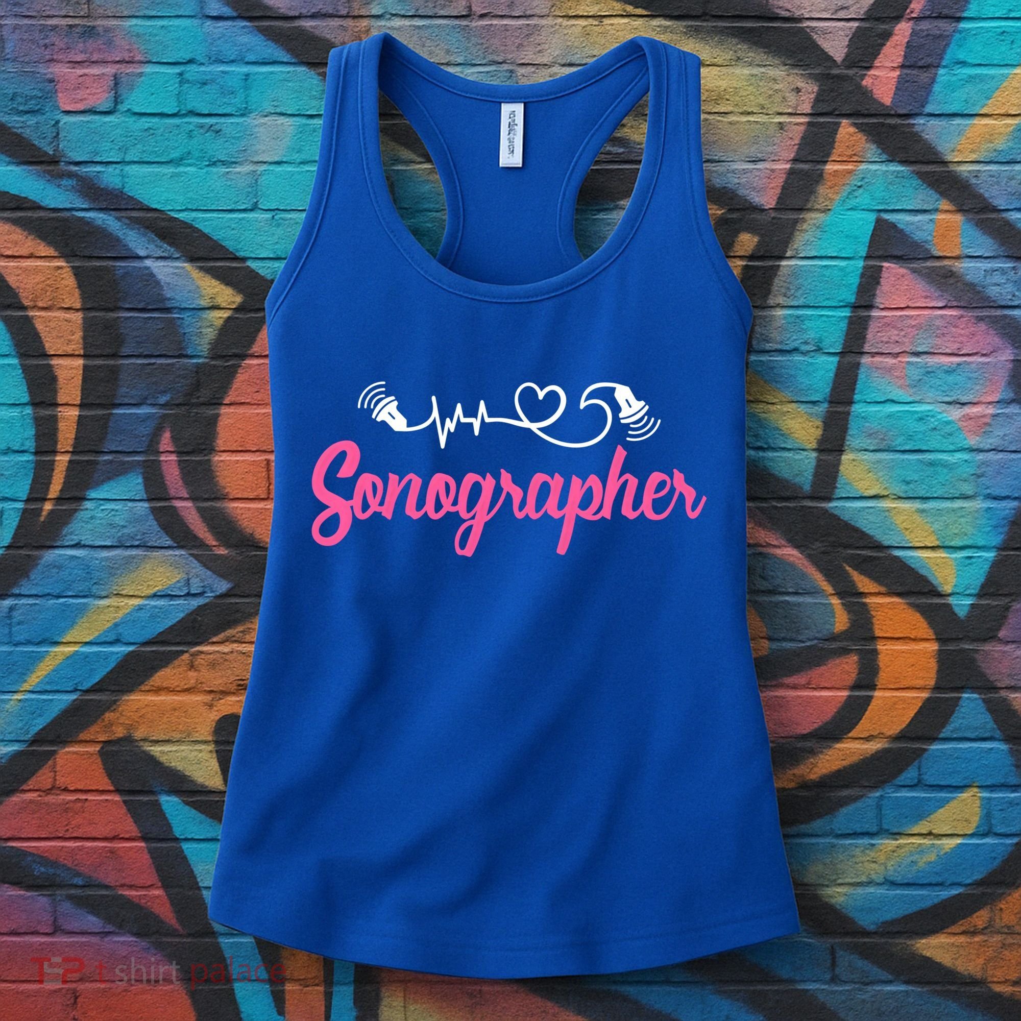 Sonographer Ultrasound Tech Sonography Technician Novelty Gift Women's Tank Top