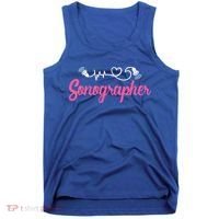 Sonographer Ultrasound Tech Sonography Technician Novelty Gift Tank Top thumb 0