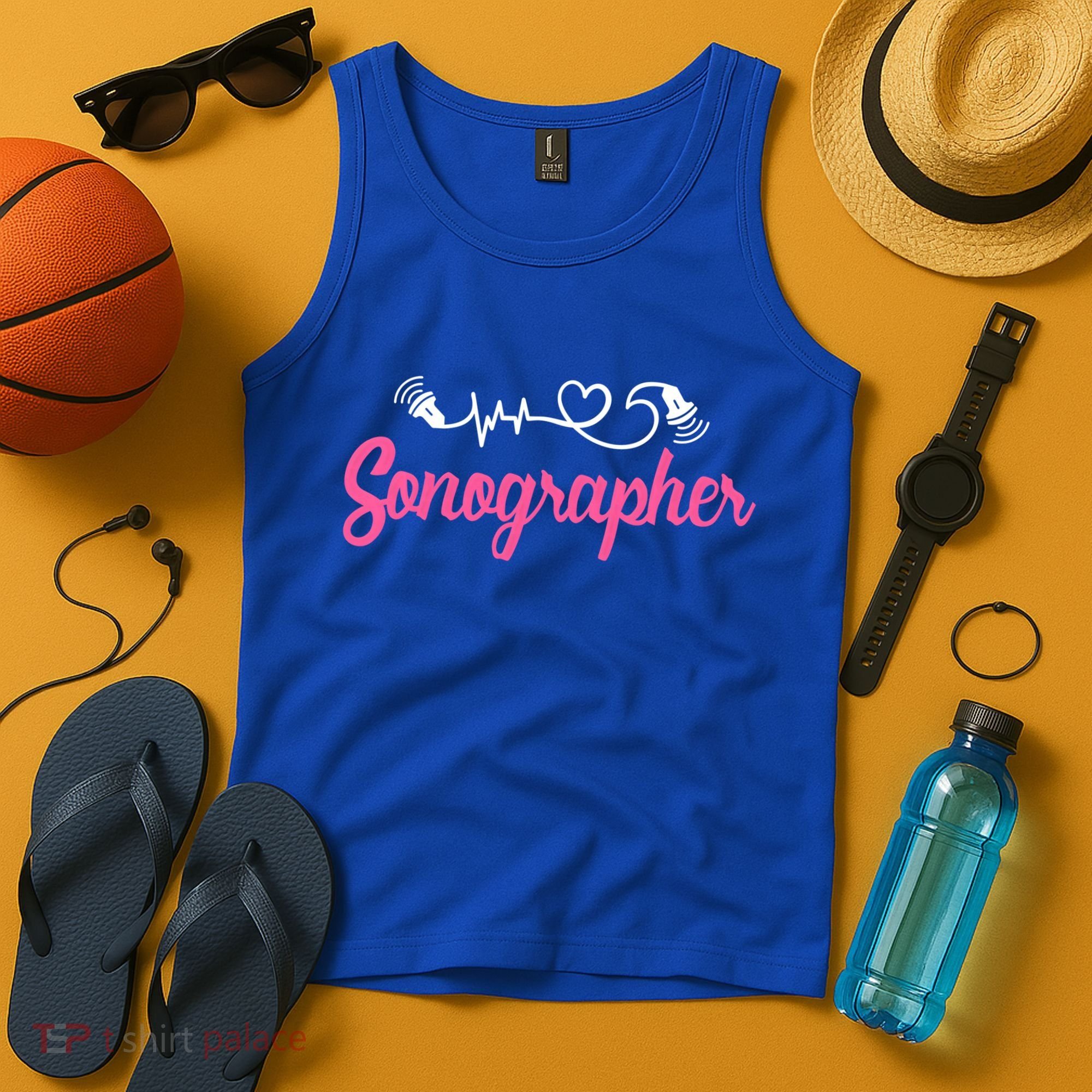 Sonographer Ultrasound Tech Sonography Technician Novelty Gift Tank Top